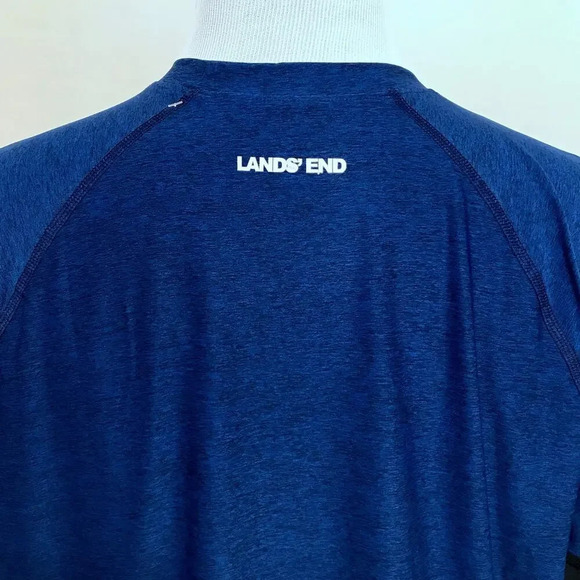 Lands' End NWT Mixed Media Swim Tee Men Various - Picture 7 of 10